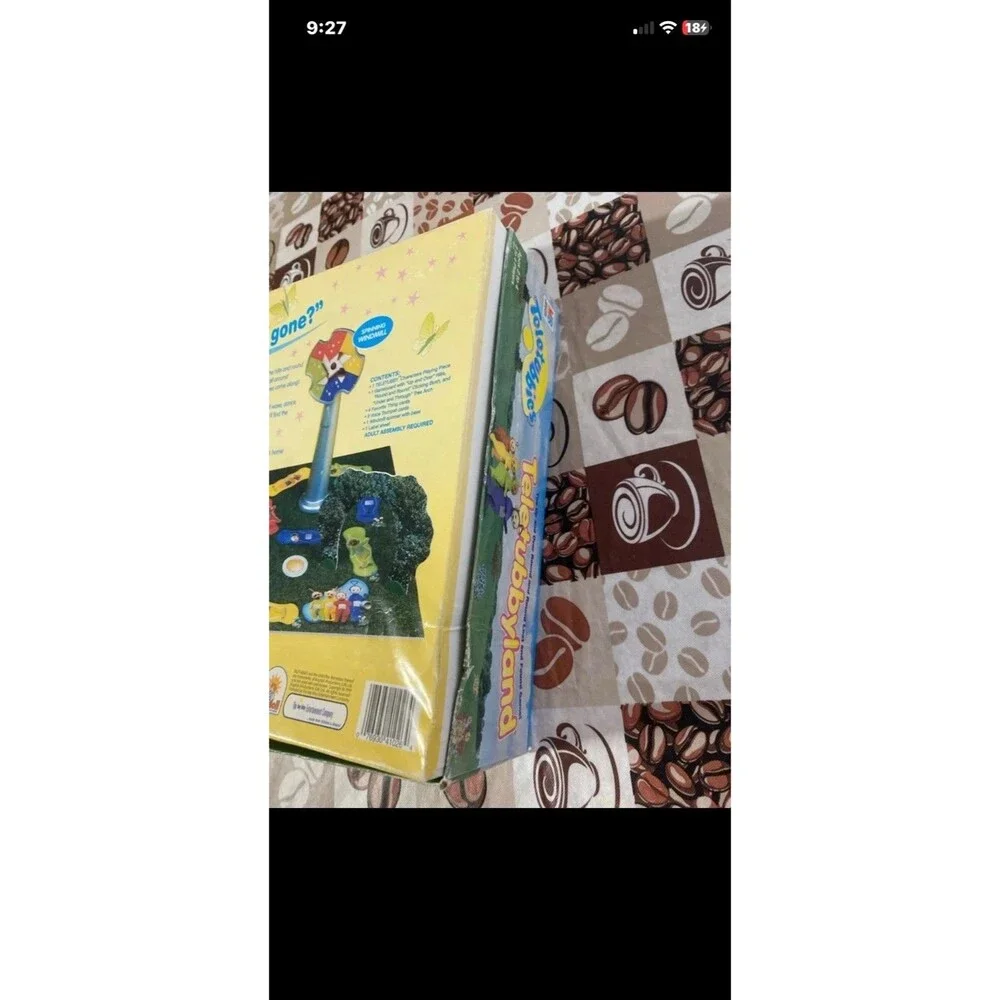 Vintage 1998 Milton Bradley Teletubbies Teletubbyland Board Game Incomplete
